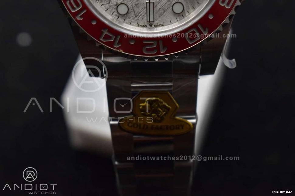 Dial 1:1 Real CHS Edition Oyster on GMT II Modern BLRO Best Gold 126719 Factory Meteorite VR3285 Bracelet Gain Master Weight 930 0219